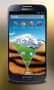Tiger Zipper Lock Screen capture d'écran 6