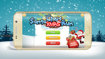 Santa Claus Run : Xmas Games Ekran Görüntüsü 1