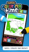 Playcell Coloring Time Animals penulis hantaran