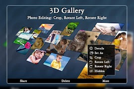 3D Gallery: Photo Video Gallery ภาพหน้าจอ 5