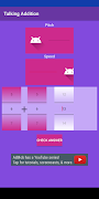 برنامه‌نما Talking Addition عکس از صفحه
