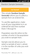 Random Sample Generator captura de pantalla 2