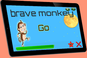 brave monkey الملصق