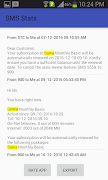 SMS Stats captura de pantalla 3