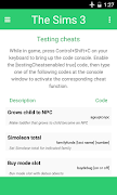 6 Schermata Trucchi per The Sims