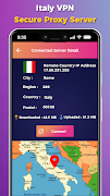 Italy VPN  Secure Proxy Server スクリーンショット 2