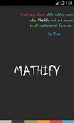 Mathify پوسٹر
