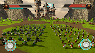 Real Battle Simulator Game: Epic War Strategy syot layar 2