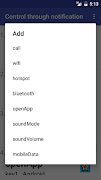 Control via Notification 포스터