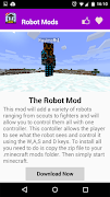 Robot Mod For MCPE* screenshot 3