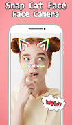 Snap Cat Face Camera screenshot 1
