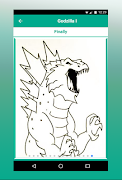 How To Draw Godzilla step by step اسکرین شاٹ 2