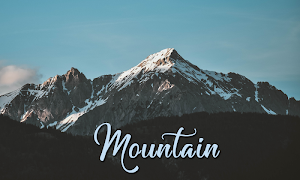 Mountain الملصق