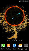 Neon Blue Theme Widget 截圖 2