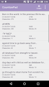 Word Counter Notes :CountizePad captura de pantalla 2