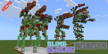 برنامه‌نما Slime Block Robots MCPE عکس از صفحه