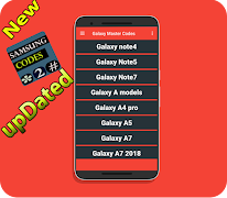 Galaxy Android Master Codes captura de pantalla 1