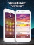 برنامه‌نما Lock screen OS12 عکس از صفحه