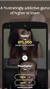 The Higher Lower Game 스크린샷 1