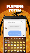 Flaming Totem Emoji Keyboard Theme for GOT 7 पोस्टर