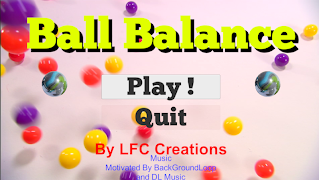 Poster Ball Balance Game
