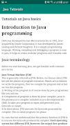 Java Offline Tutorials for Beginners captura de pantalla 3