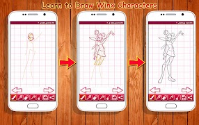 Learn to Draw Winx syot layar 5