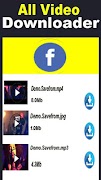 All Video Downloader - SaveFrom Net Downloader โปสเตอร์