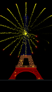 Fireworks Tower Eiffel 3D 스크린샷 4