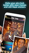 LED Maske Fotoğraf Editörü - Neon Maske Kamera Ekran Görüntüsü 1