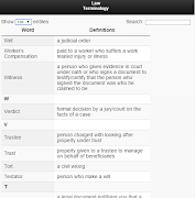 Basic Law Terms syot layar 4