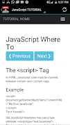 JavaScript TUTORIAL OFFLINE 截图 4