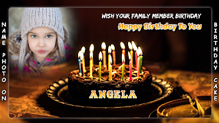 برنامه‌نما Birthday Cake With Name And Photo عکس از صفحه