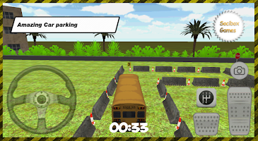 3D School Bus Car Parking screenshot 5