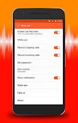 برنامه‌نما Call recorder عکس از صفحه