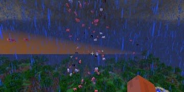 1 Schermata Localized Weather Mod MCPE