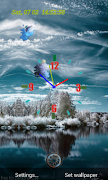 Clock and Winter LiveWP poster