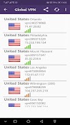 Global VPN - Free VPN Proxy Ekran Görüntüsü 3