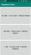 Paqueticos Claro 截图 6
