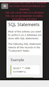 W3Schools SQL Offline اسکرین شاٹ 1