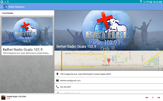 Bethel Radio Ocala 102.9FM imagem de tela 1