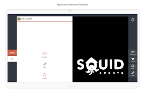 برنامه‌نما Squid Events عکس از صفحه