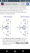 Transistors Tutorial capture d'écran 4