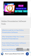 Online Presentation Software Tools poster