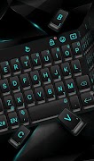 Business Black Blue Keyboard Theme screenshot 2