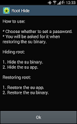 Rooting Hide syot layar 3