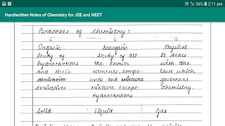 Handwritten Notes of Chemistry for JEE and NEET imagem de tela 4