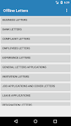 Offline Letters & Applications الملصق