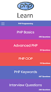 PHP Programing MCQs : Flash Cards स्क्रीनशॉट 4