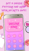 Unicorn Buku Harian Dengan Kata Sandi screenshot 3